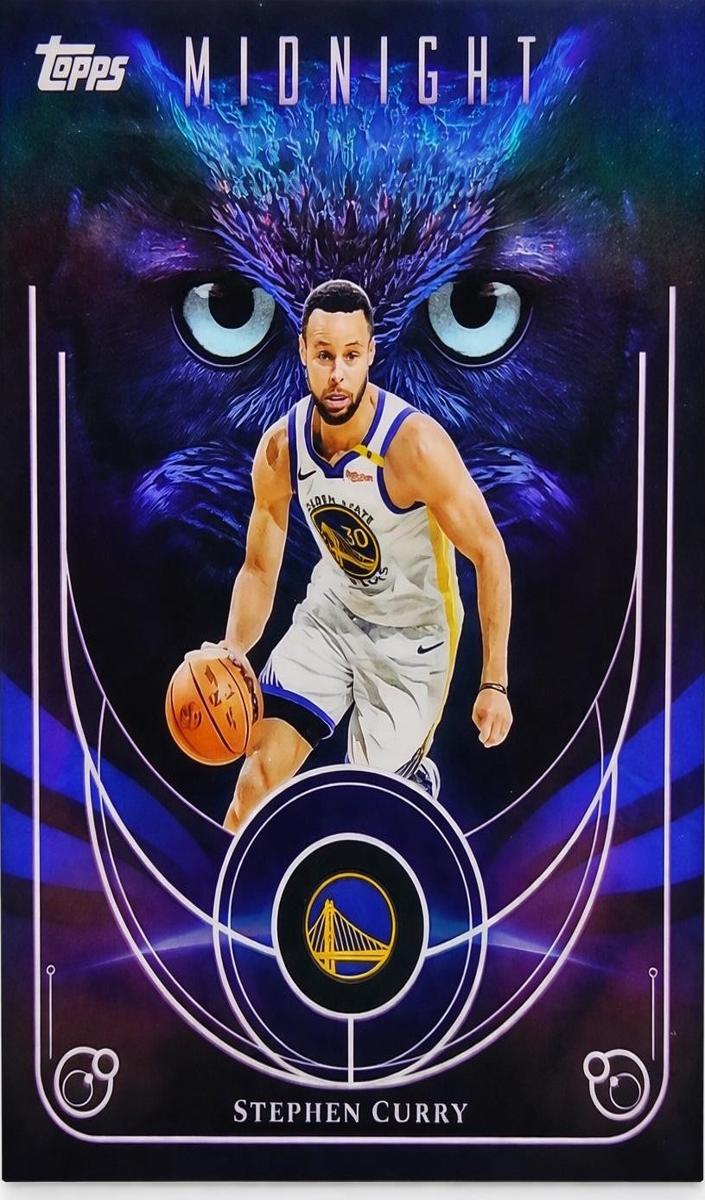 2025 Topps Midnight Basketball Stephen Curry #NO-7 PSA 9