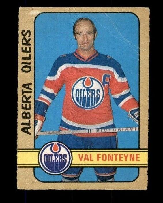 1972 O-Pee-Chee Hockey Val Fonteyne #319 PSA 6