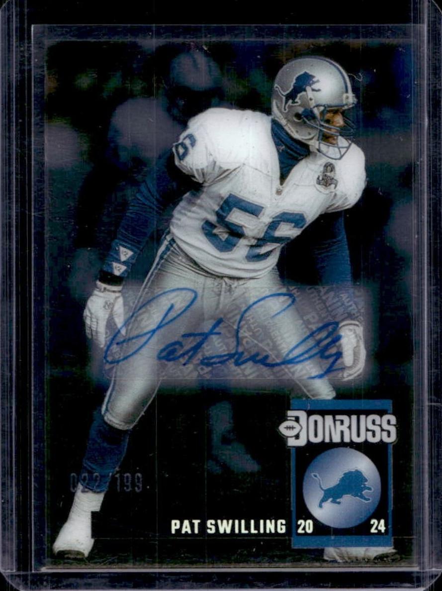 2024 Panini Clearly Donruss Football Pat Swilling #12