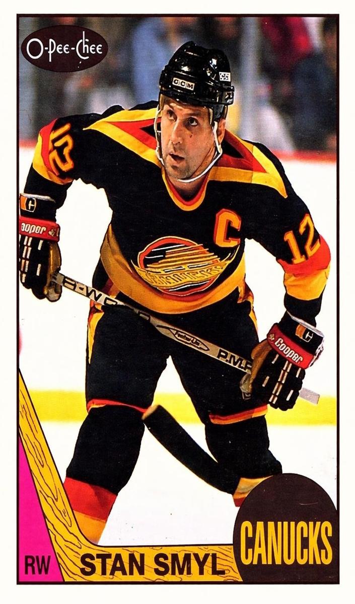 1987 O-Pee-Chee Hockey Stan Smyl #4 PSA 9