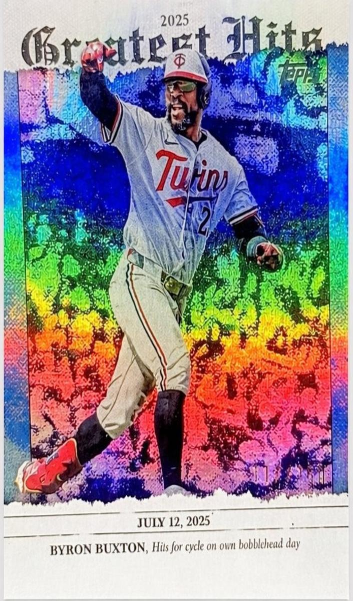 2026 Topps Baseball Blue Foil Byron Buxton #GH-12