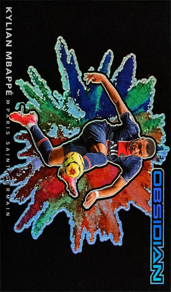 2020 Panini Obsidian Black Soccer Kylian Mbappe #4 PSA 10