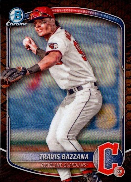 2025 Bowman Chrome Prospects Baseball Reptilian Refractor Travis Bazzana #BCP-131