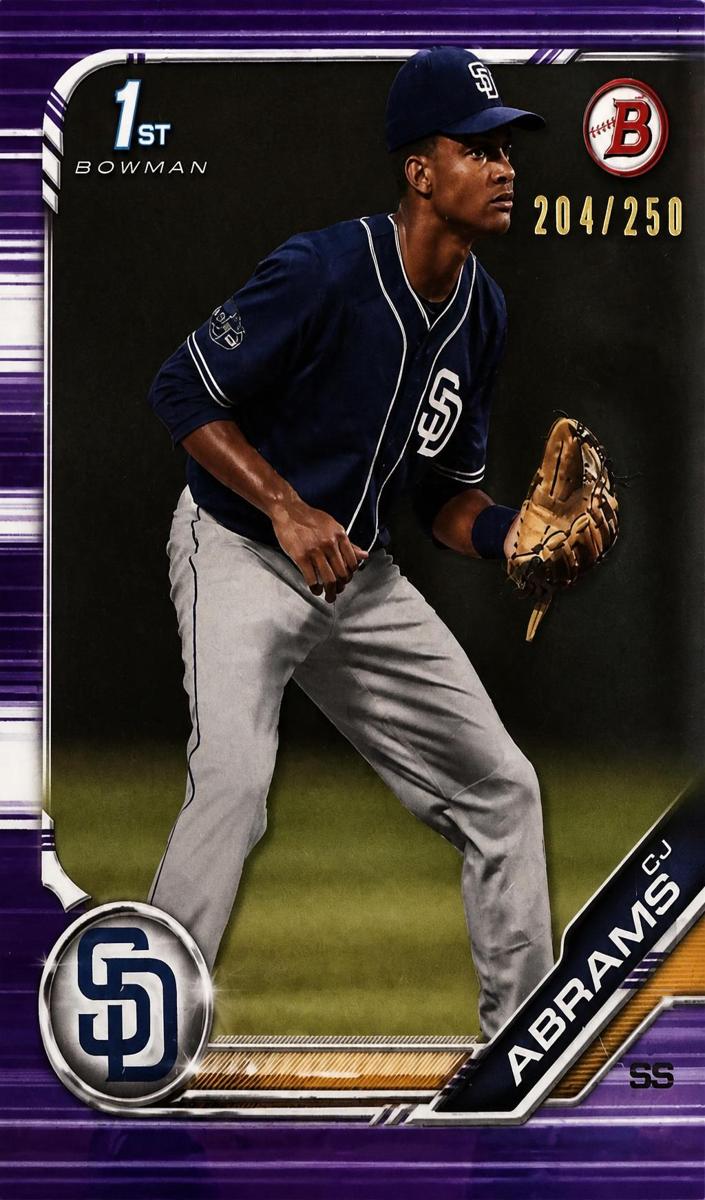 2019 Bowman Draft Baseball Purple CJ Abrams #BD-85