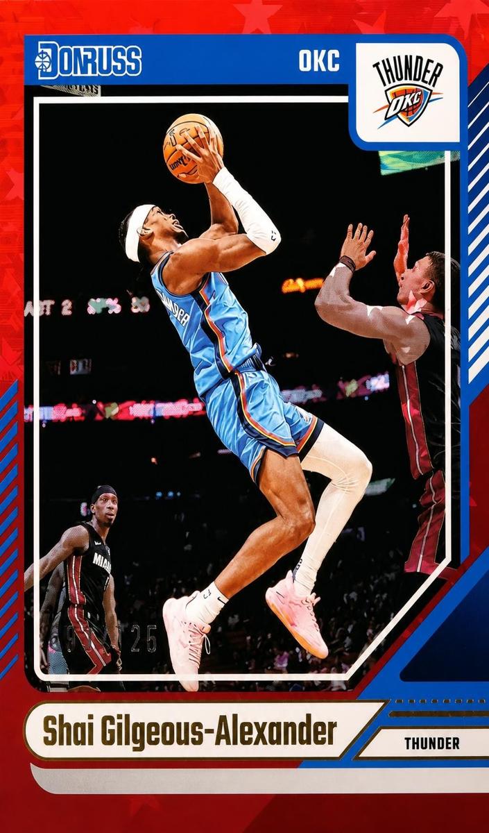 2024 Panini Donruss Basketball International Red Stars Shai Gilgeous-Alexander #123