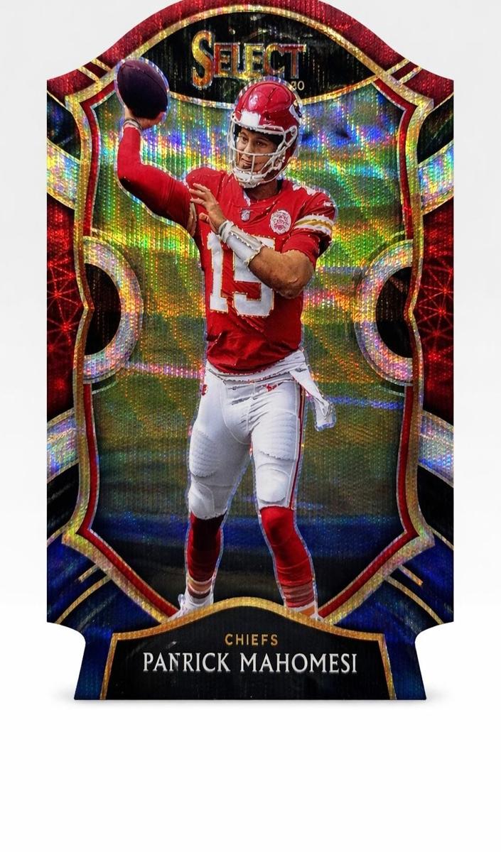 2020 Panini Select Football Die-Cut Tri-Color Patrick Mahomes II #2