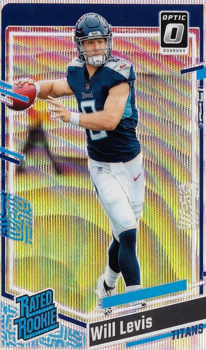 2023 Donruss Optic Football Wave Will Levis #298 PSA 9