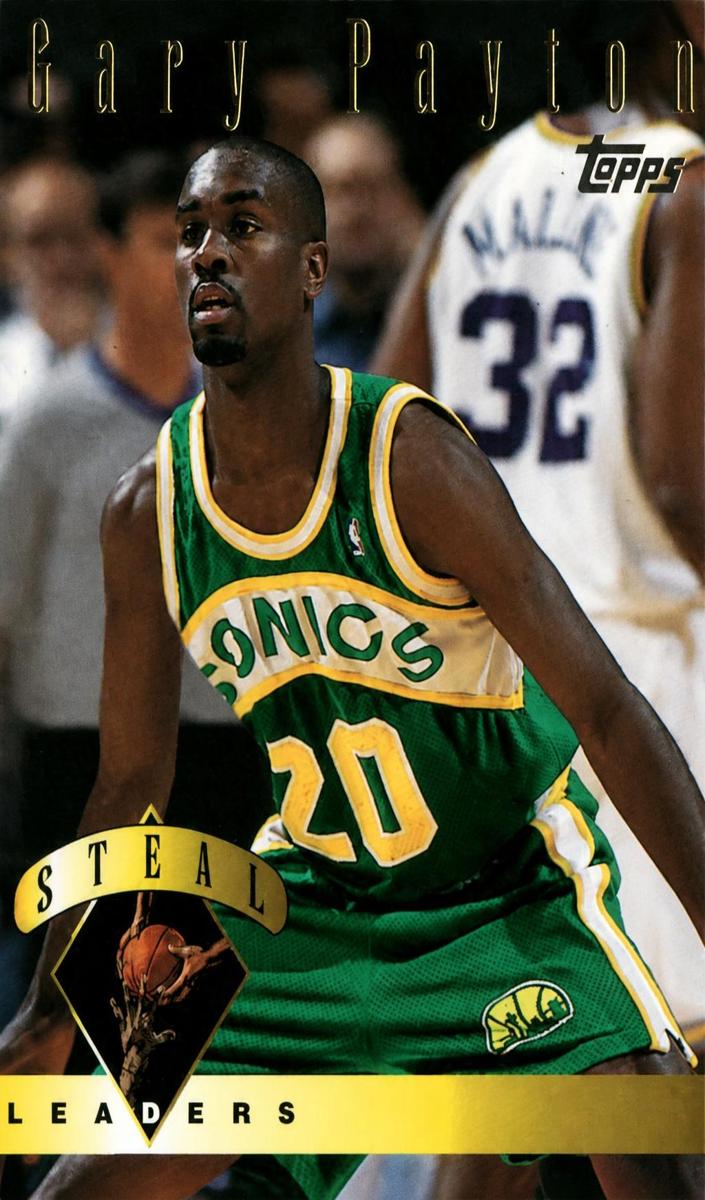 1995 Topps Basketball Gary Payton #23 PSA 9