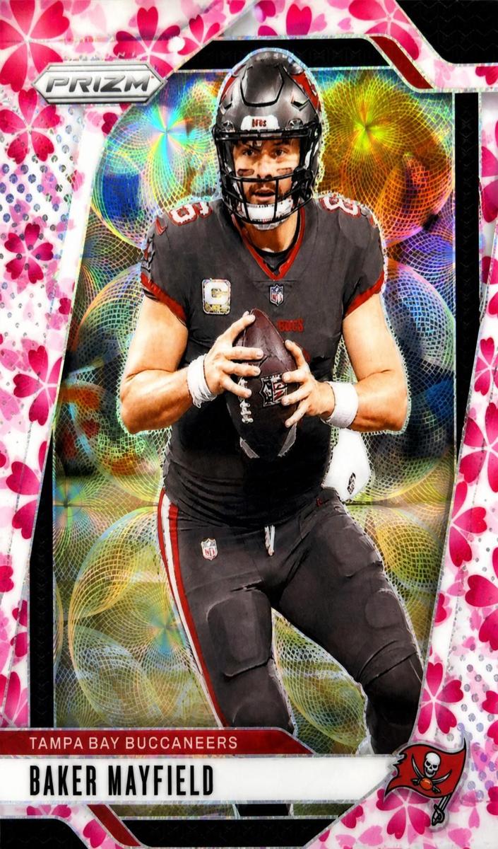 2024 Panini Prizm Football Choice Cherry Blossom Baker Mayfield #268