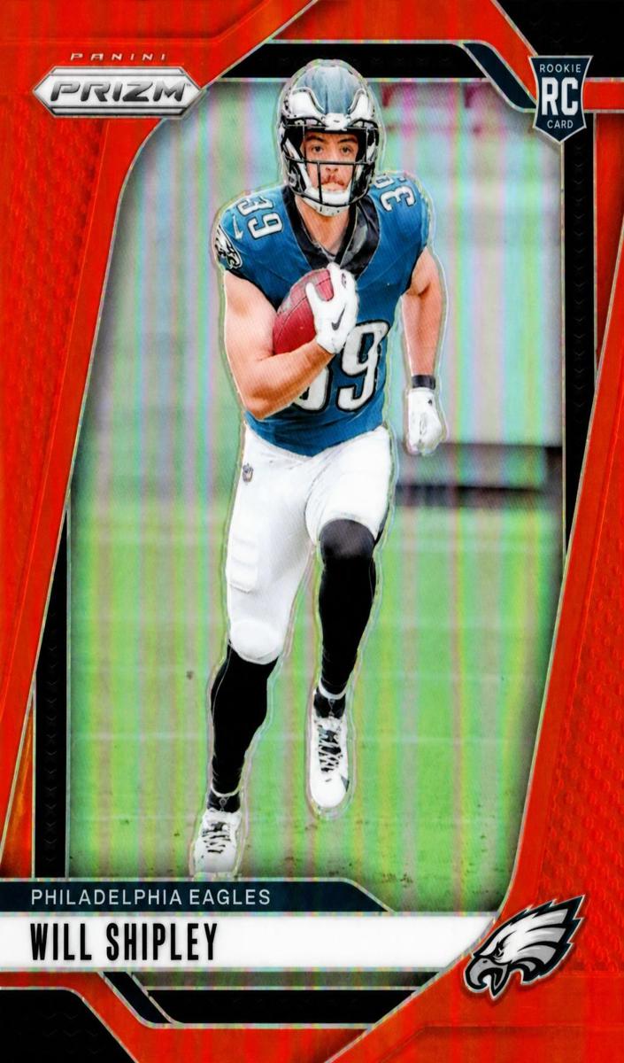 2024 Panini Prizm Football Orange Will Shipley #397