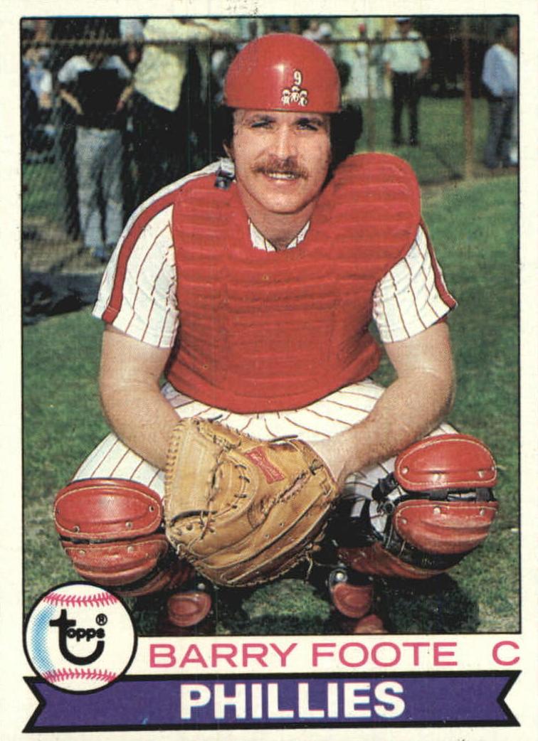 1979 Topps Baseball Barry Foote #161 PSA 9