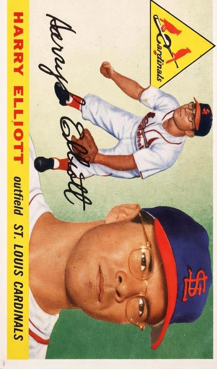 1955 Topps Baseball Harry Elliott #137
