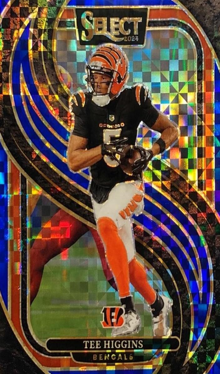 2024 Panini Select Football Blue Tee Higgins #193