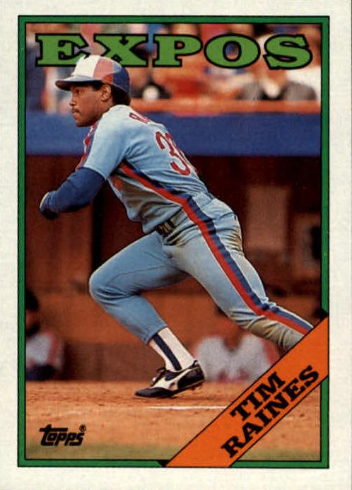 1988 Topps Baseball Tim Raines #720