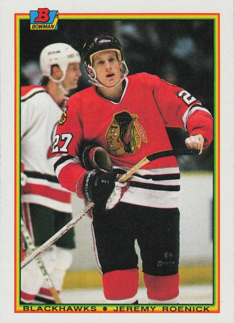 1990 Bowman Hockey Jeremy Roenick #1