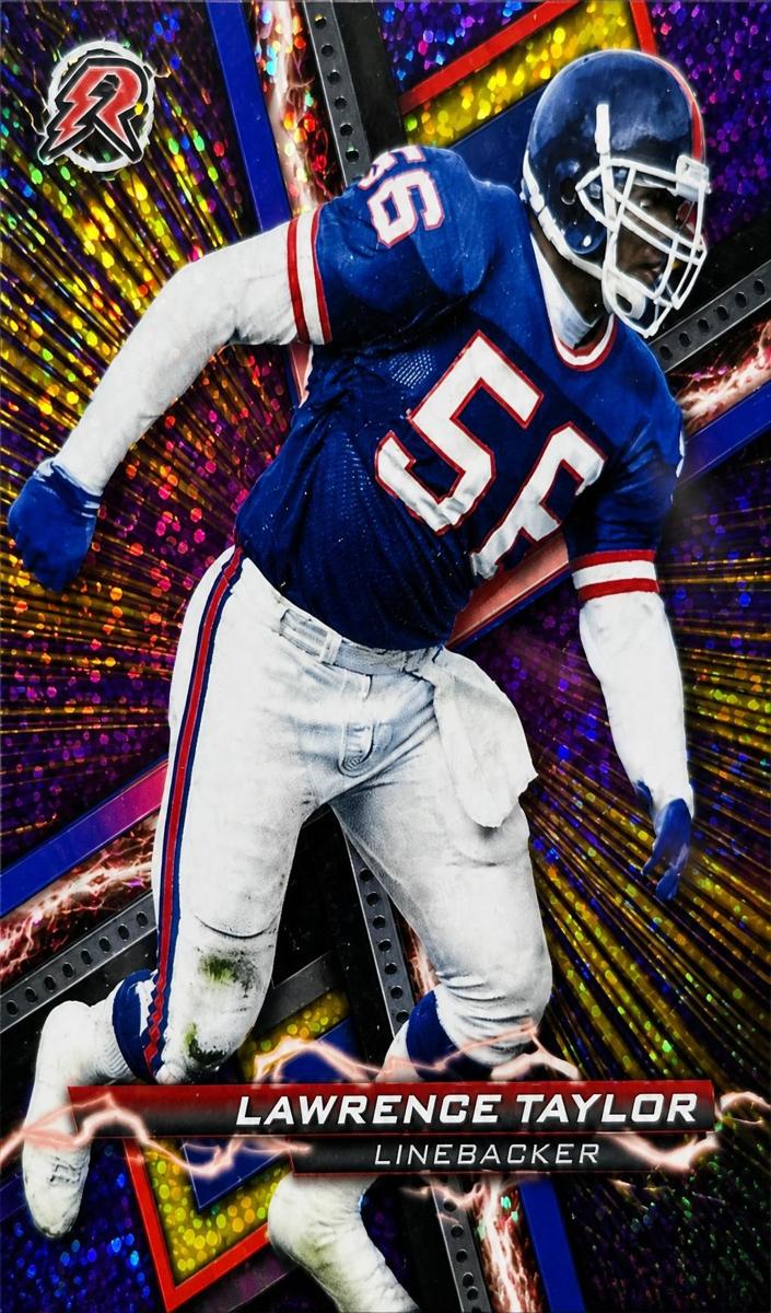 2023 Topps Composite Football Purple And Yellow Static Lawrence Taylor #89