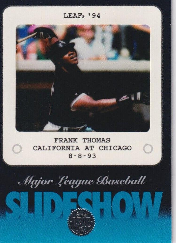 1994 Leaf Baseball Frank Thomas #1