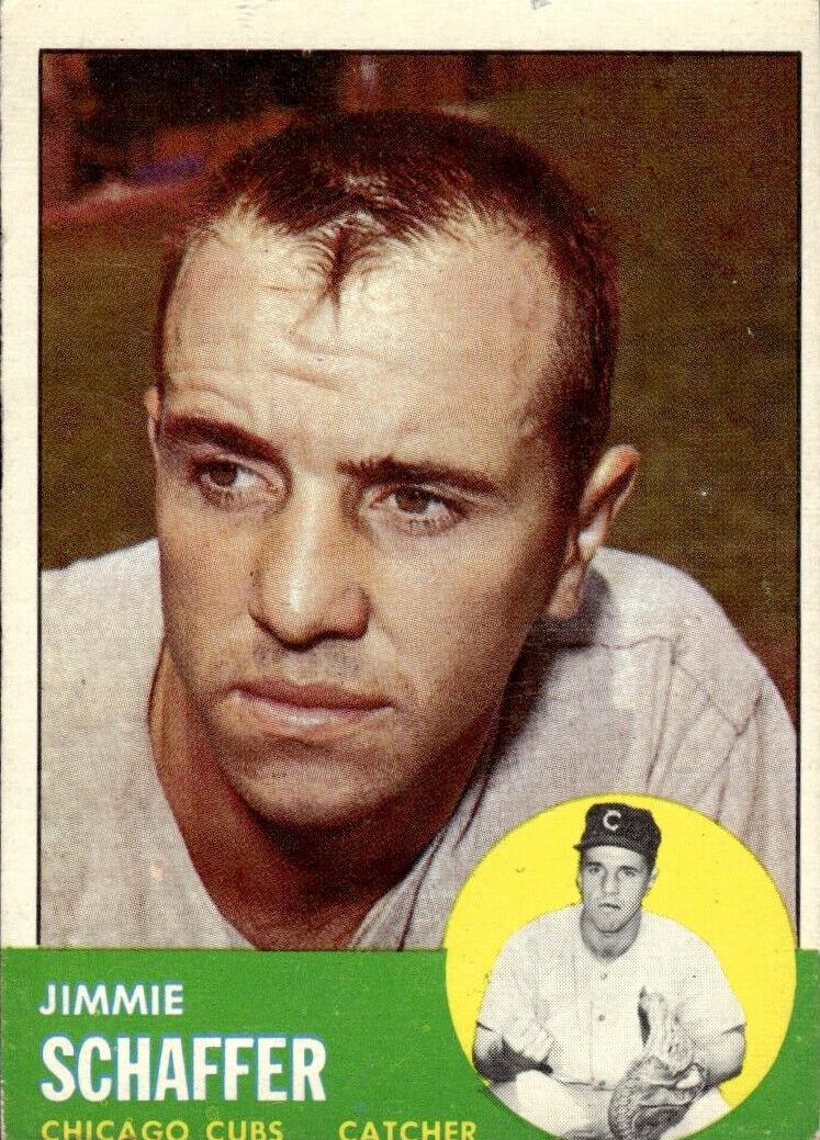 1963 Topps Baseball Jimmie Schaffer #81