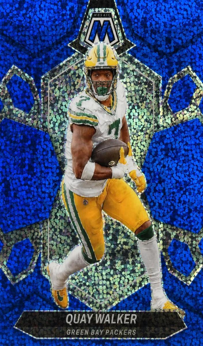 2024 Panini Mosaic Football Blue Sparkle Quay Walker #83