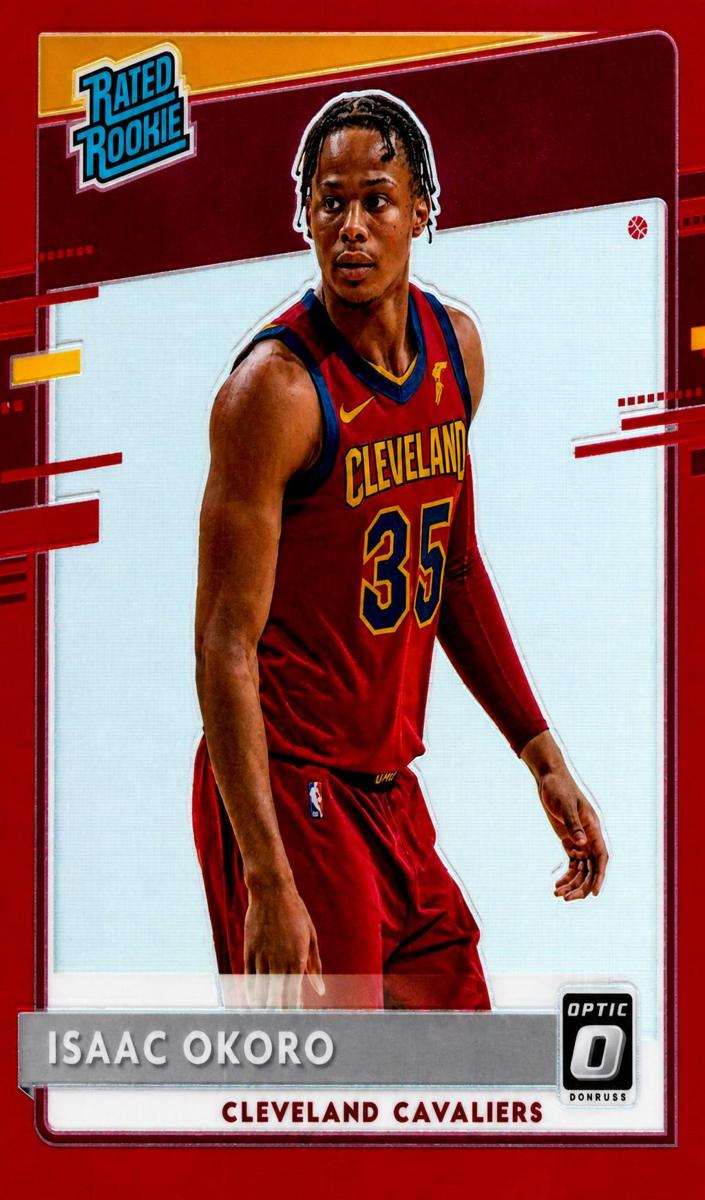 2020 Donruss Optic Basketball Red Isaac Okoro #155 PSA 10