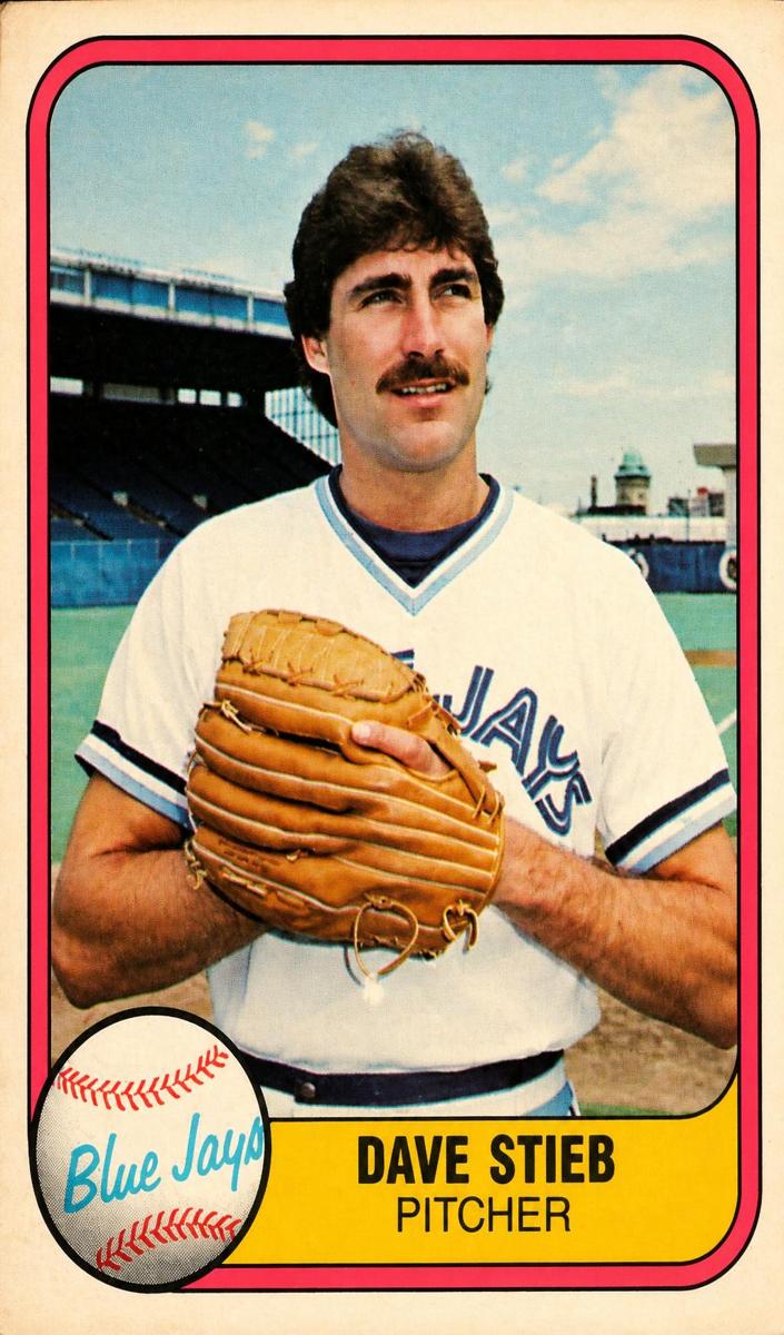 1981 Fleer Baseball Dave Stieb #414 PSA 9
