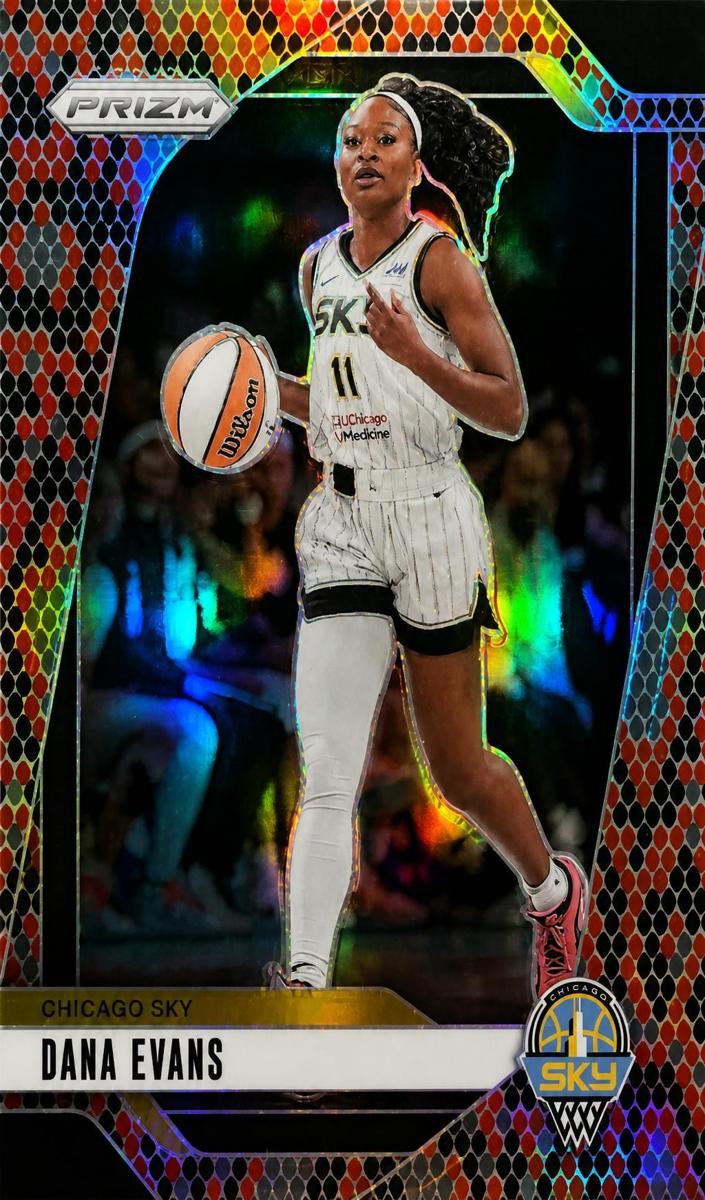 2024 Panini Prizm WNBA Basketball Snake Skin Dana Evans #72