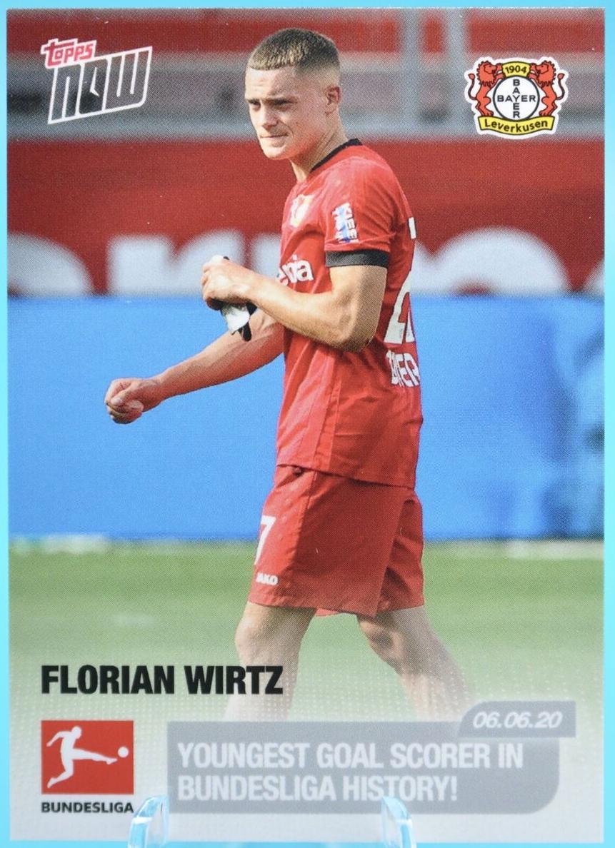 2019 Topps Now Bundesliga Soccer Florian Wirtz #170