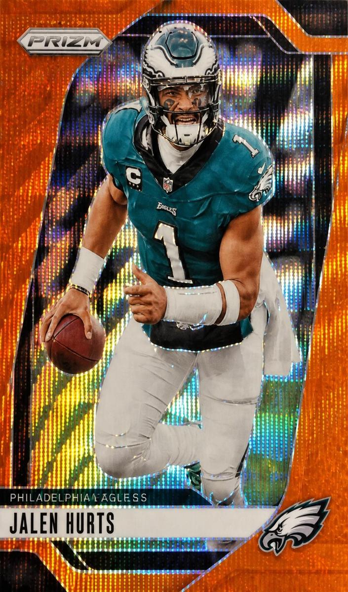 2024 Panini Prizm Football Orange Wave Jalen Hurts #231