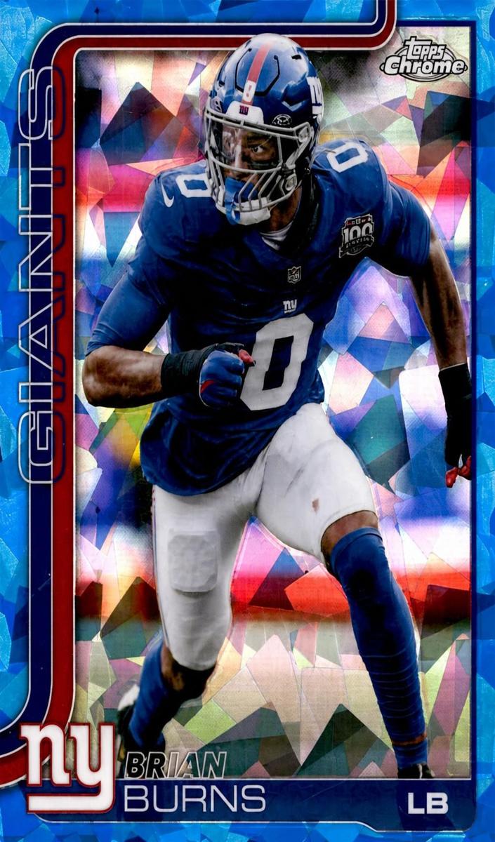 2025 Topps Chrome Sapphire Football Brian Burns #234