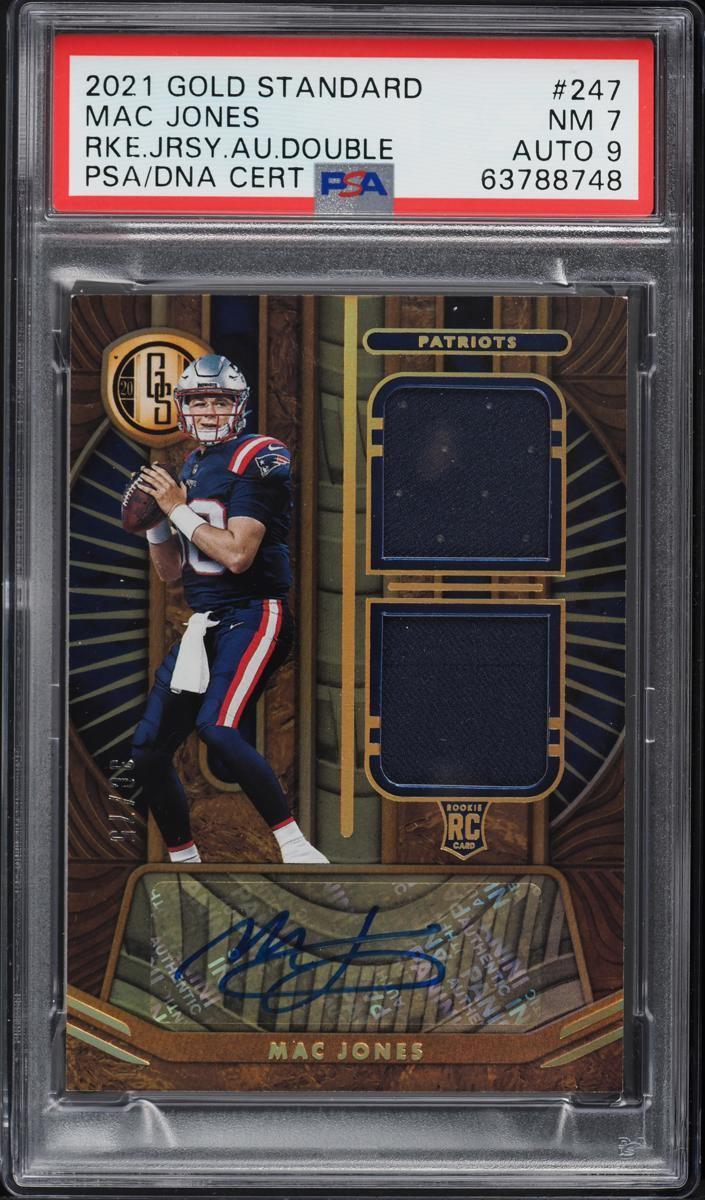 2021 Panini Gold Standard Football Mac Jones #247 PSA 6.5