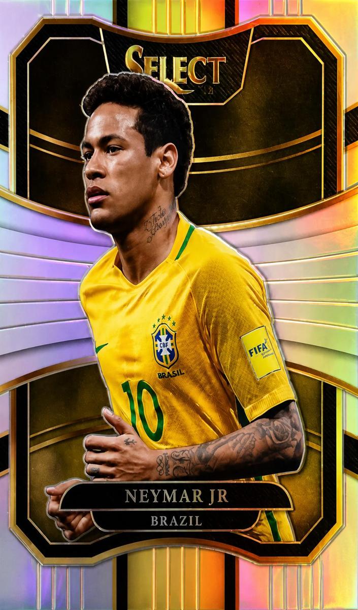 2017 Panini Select Soccer Silver Neymar Jr #70