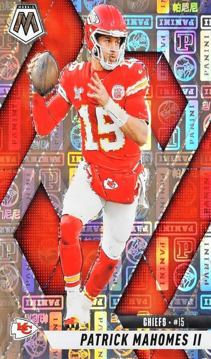 2025 Panini Mosaic Football Silver Knight Patrick Mahomes II #200