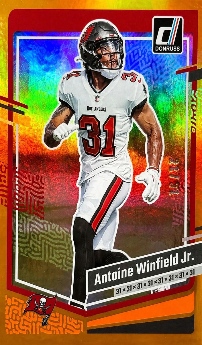 2023 Panini Donruss Football Jersey Number Antoine Winfield Jr. #275