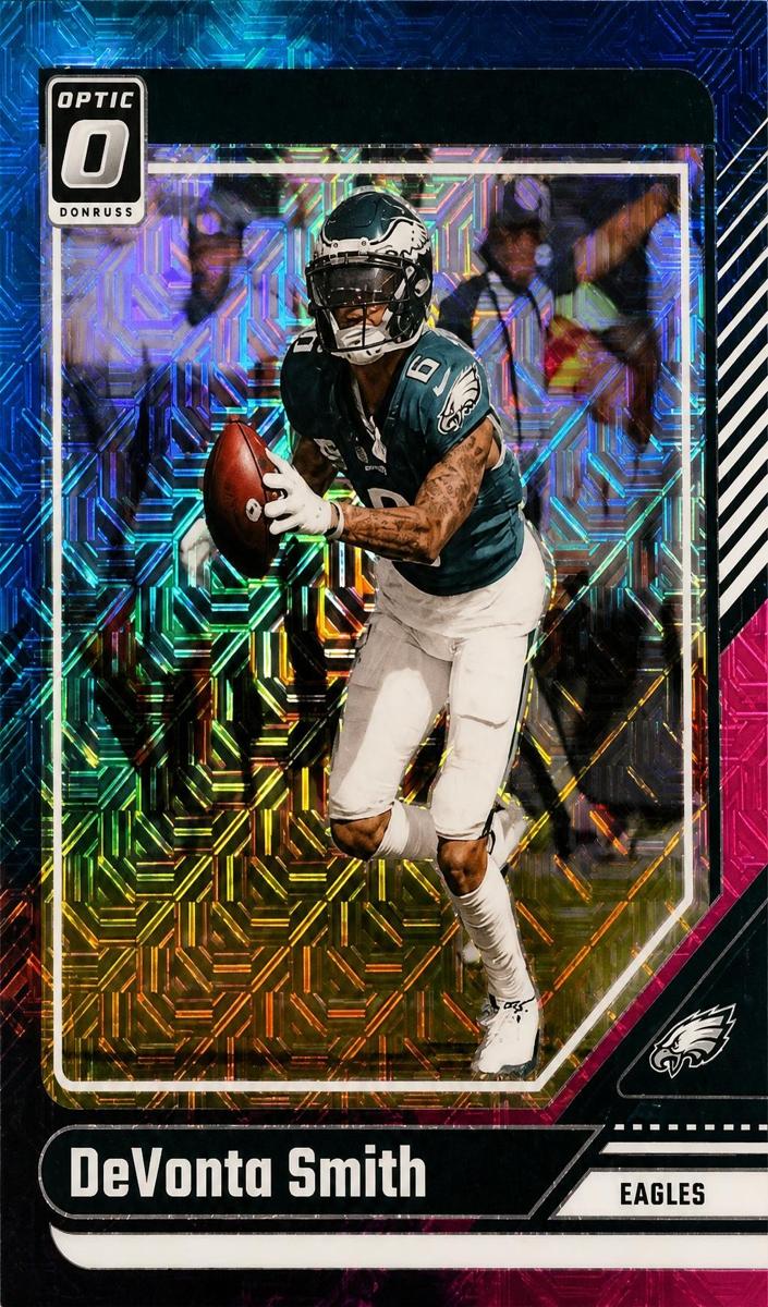 2024 Donruss Optic Football Nebula DeVonta Smith #161 PSA 9