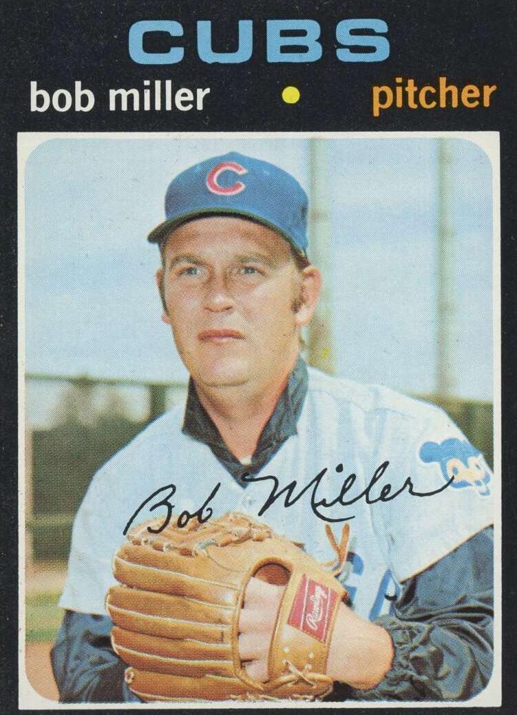 1971 Topps Baseball Bob Miller #542