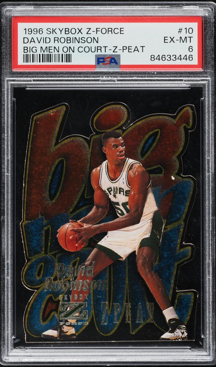 1996 Skybox Z-Force Basketball Z-Peat David Robinson #10