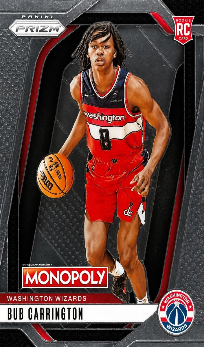2024 Panini Prizm Monopoly Basketball Bub Carrington #87