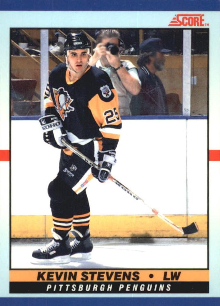 1990 Score Hockey Kevin Stevens #17 PSA 9