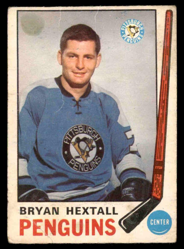 1969 O-Pee-Chee Hockey Bryan Hextall #154 PSA 8.5