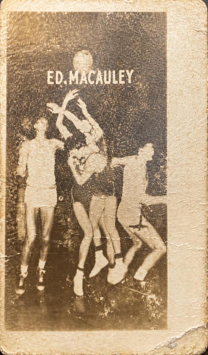 1948 Topps Magic Photos All American Basketball Ed Macauley #3B PSA 2