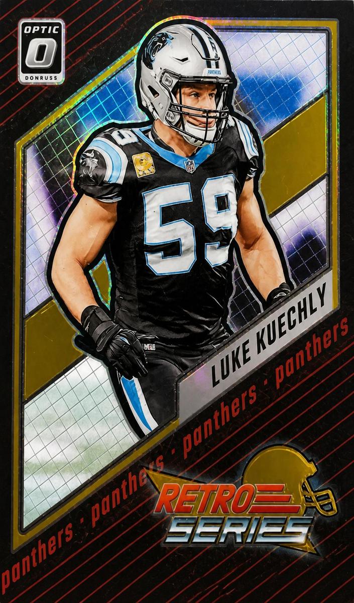 2023 Donruss Optic Football Gold Luke Kuechly #19