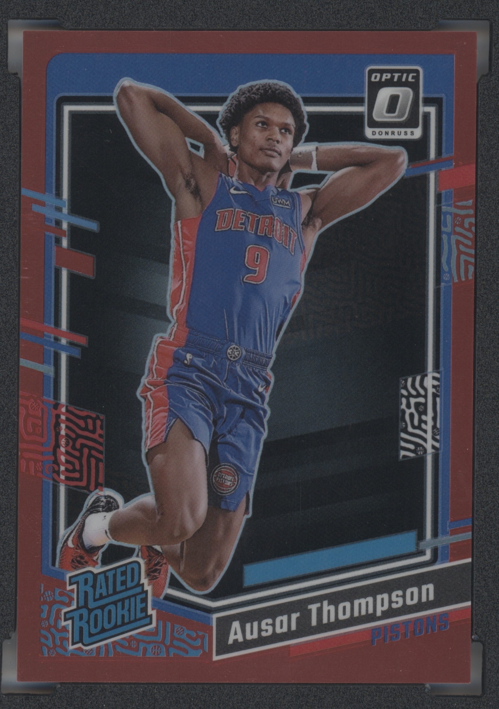 2023 Donruss Optic Basketball Red Ausar Thompson #235 PSA 7.5