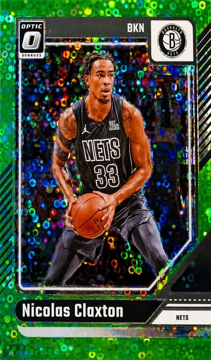 2024 Donruss Optic Basketball Green Nicolas Claxton #170