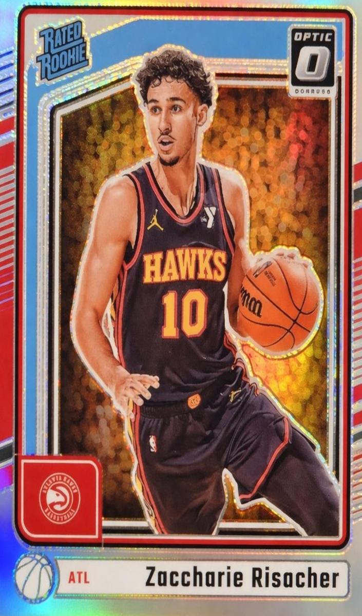 2024 Donruss Optic Basketball Holo Zaccharie Risacher #268 PSA 9
