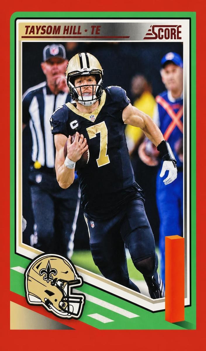 2025 Panini Score Football Red Taysom Hill #141