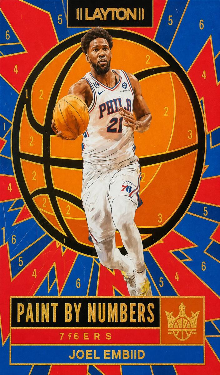 2023 Panini Court Kings Basketball Joel Embiid #19