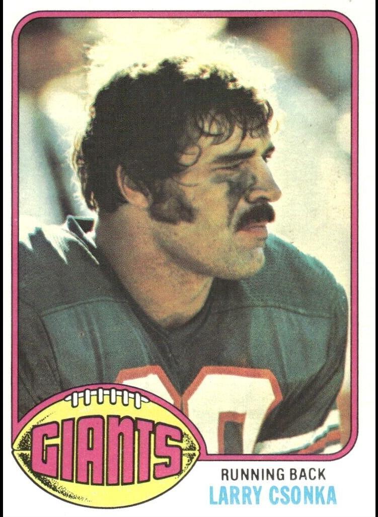 1976 Topps Football Larry Csonka #437