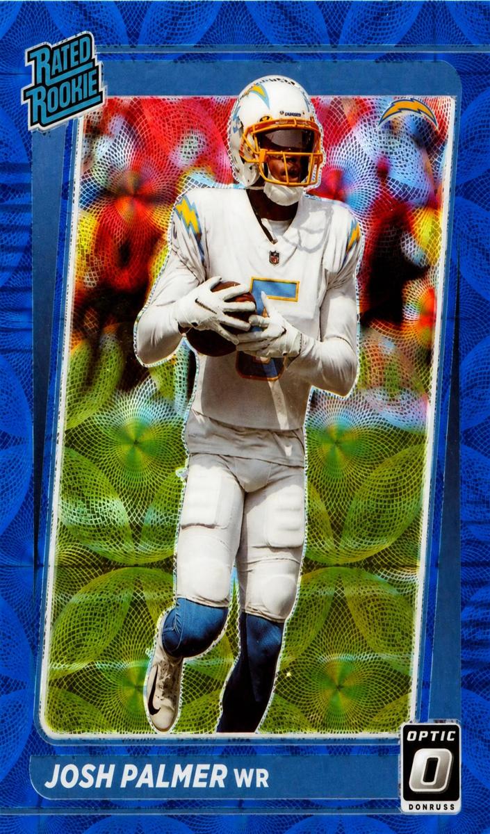 2021 Donruss Optic Football Blue Scope Josh Palmer #229