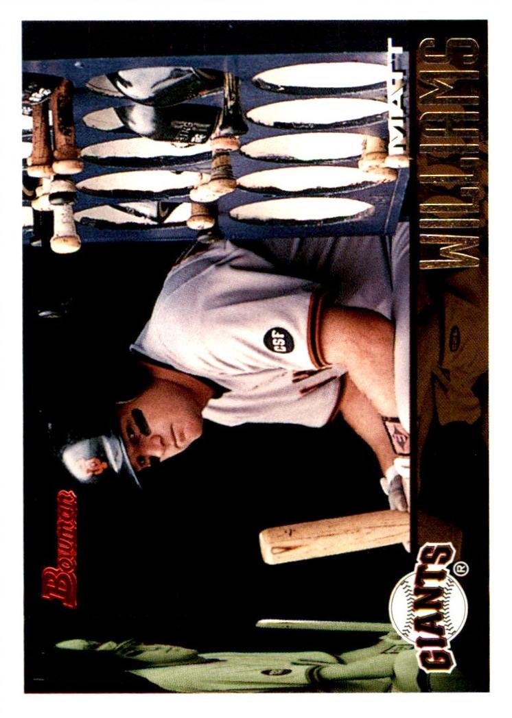 1995 Bowman Baseball Matt Williams #278