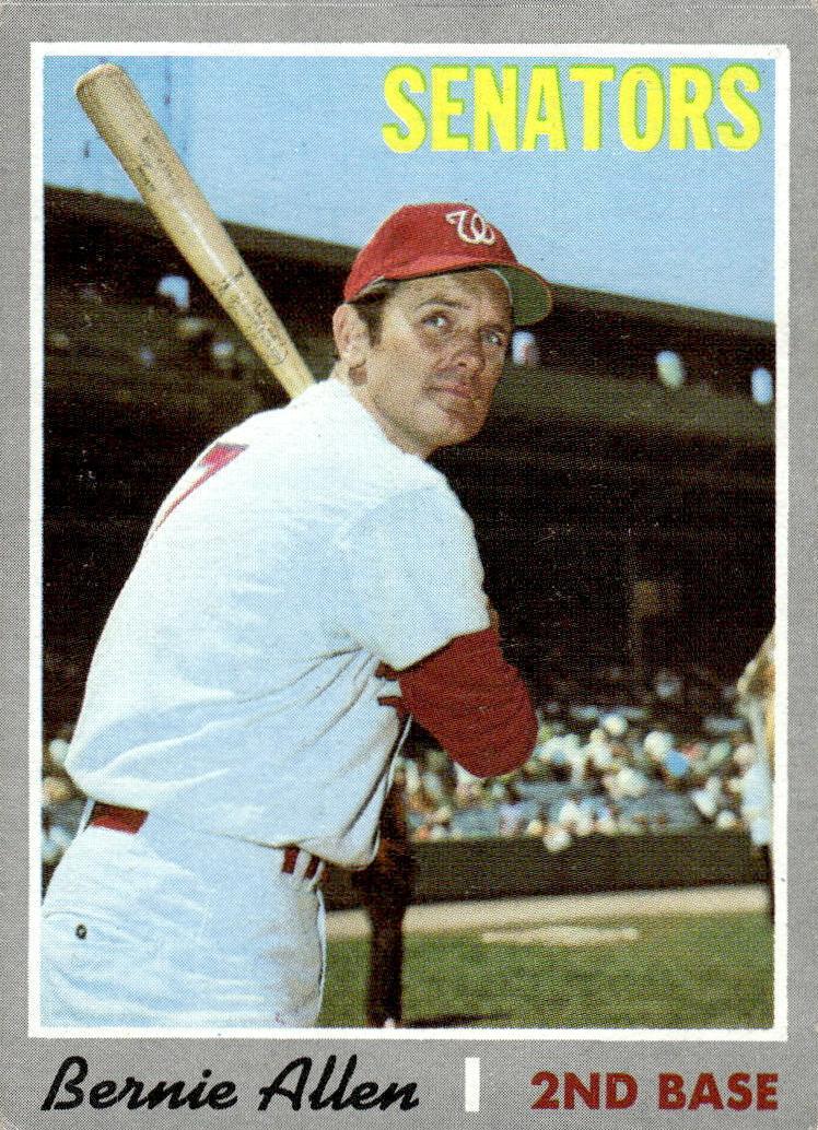 1970 Topps Baseball Bernie Allen #577 PSA 8